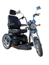 Afbeelding in Gallery-weergave laden, sportrider scootmobiel, stoere scootmobiel lijkt op een harley davidson motor