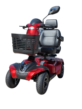 Afbeelding in Gallery-weergave laden, De Drive ST4D scootmobiel in het rood