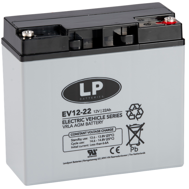 Landport 12V - 22AH AGM Accu