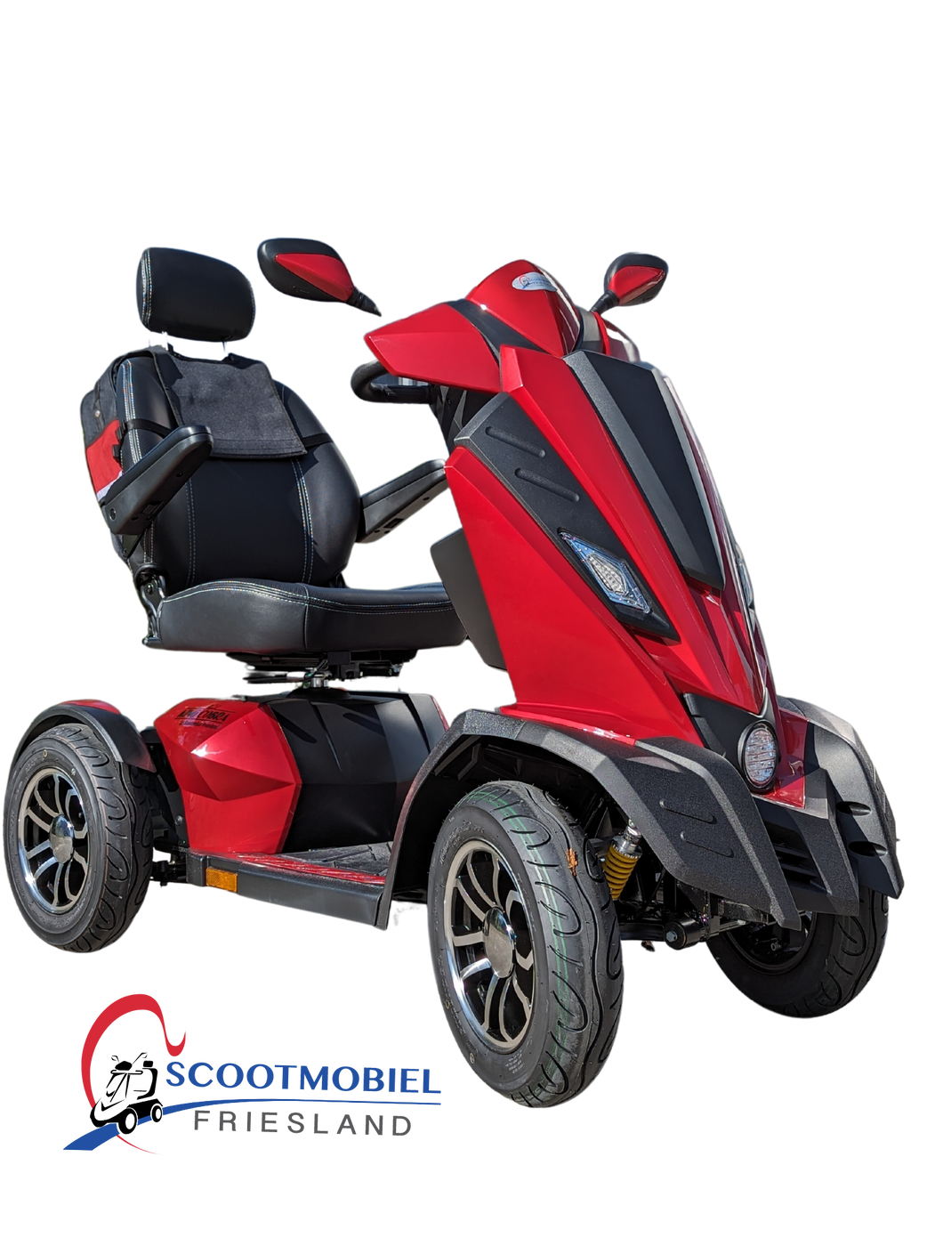 De Drive King Cobra is een lange en robuuste scootmobiel