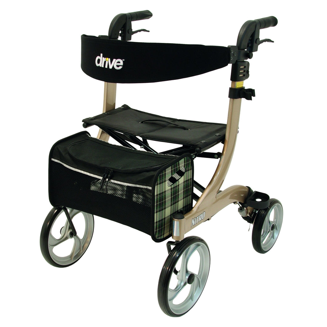 Drive Nitro rollator | Zachte banden uitvoering