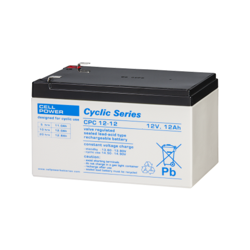 Cellpower 12V - 12AH AGM Accu