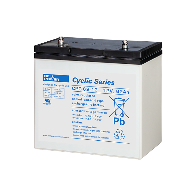 Cellpower 12V - 62AH AGM Accu