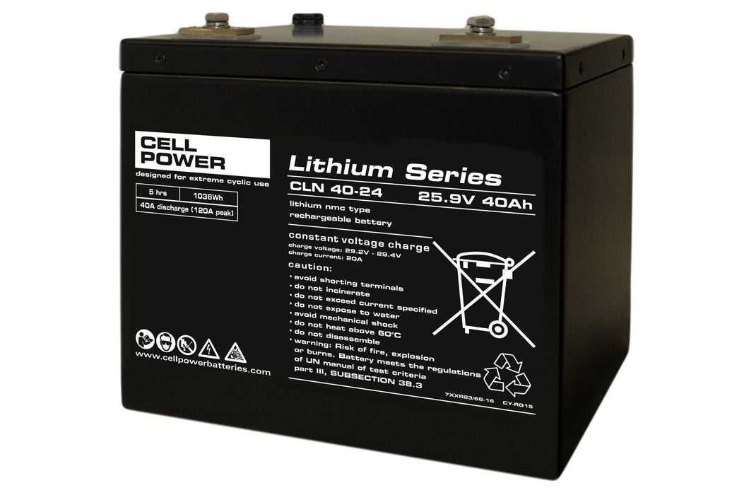 Cellpower  24V - 40AH Lithium Accu